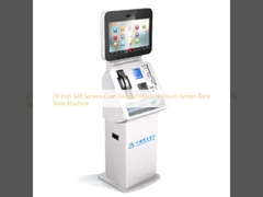 24 inch zelfbediening Cash Deposit Machine Touch Screen Bank Teller Machine