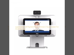 supermarkt Self Payment Kiosk Terminal 2 touchscreen voor kleine bedrijven