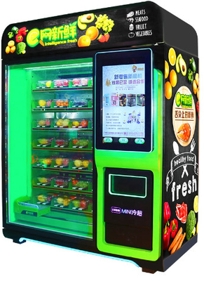 Verkoopmachine van vers fruit groenten salades Intelligente verkoopmachine met één kast