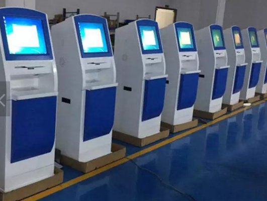 van de de verslaggeversprinter van de self - serviceatm machine van de het touche screenkiosk de roterende openluchtbetaling