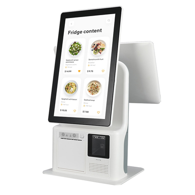 Mini Dual Touch Screen Self-de Dienst die POS van het Machinekaartje tot Kiosk opdracht geven