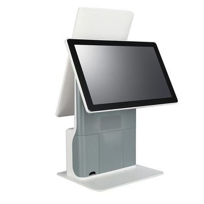 Mini Dual Touch Screen Self-de Dienst die POS van het Machinekaartje tot Kiosk opdracht geven