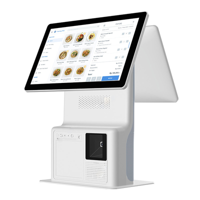 Mini Dual Touch Screen Self-de Dienst die POS van het Machinekaartje tot Kiosk opdracht geven