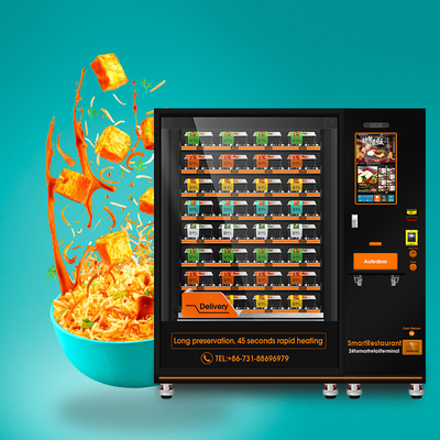 Hete de Kiosk van de VoedselAutomaat het Verwarmen Functie voor Dooslunch
