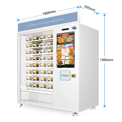 22 het Bevroren VoedselAutomaat van het duimtouche screen voor Openlucht120w
