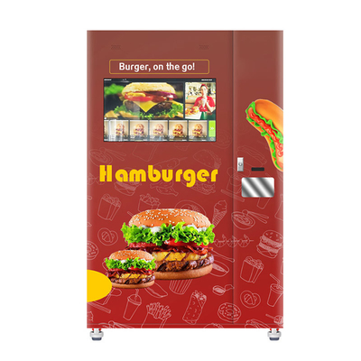 24 uren 32“ de Kiosk van de Touch screenAutomaat voor Hamburger Heet Voedsel