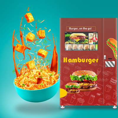 24 uren 32“ de Kiosk van de Touch screenAutomaat voor Hamburger Heet Voedsel