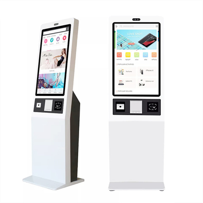 Self-service kiosk registratie wachtrij enquête dispensator betalingsterminal