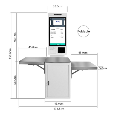 POS van de de Kioskbetaling van de self - servicecontrole uit Machine voor Supermarkt