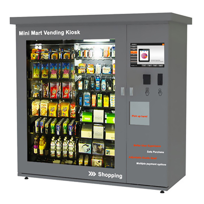 De Automaatkiosk het Kaartjesspel van het 19 Duimtouche screen drinkt Voedselkiosk