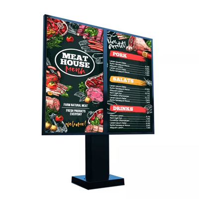 Vloer die de Waterdichte Kiosk van het 55 Duimtouche screen voor Reclame bevinden zich