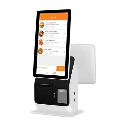 Touch screenzelfbediening die tot onafhankelijke de zelfbedieningskiosk opdracht geven van de rekeningsbetaling