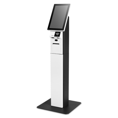 Kiosk Zelf het Bestel- Controle uit Kiosk voor Puinkegel van de de Kioskenaanraking van de Supermarkt de Kleinhandelsbetaling Eind