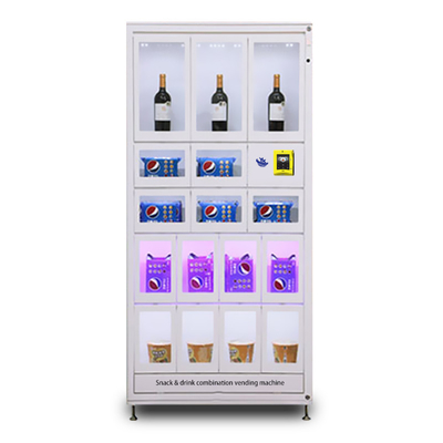 22 van het de Automaatwater van Bevrage van het duimtouche screen de Kiosk van de de Alcoholautomaat
