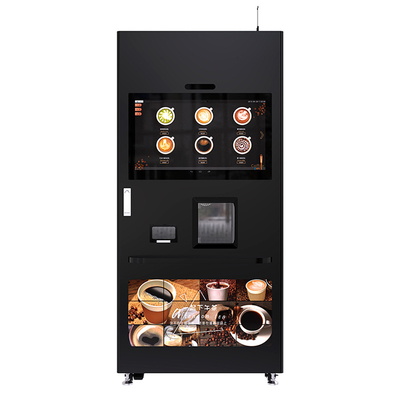 Koffiemachine met koel en heet kopje koffie 32 inch