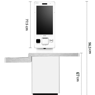 Pos van de de Kostenlast van de ordebetaling de Automaat van de Thermische Printerpayment kiosk ticket van het Kiosksysteem