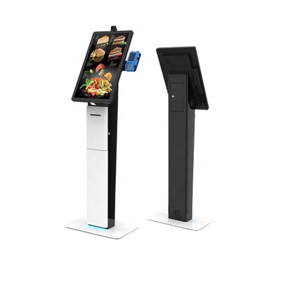 self - service die tot de machine van de kioskbetaling met kaartjesprinter opdracht geven