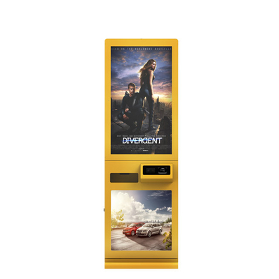 Touch screen die tot de Kiosk van de Betalingsself - service met Streepjescodescanner opdracht geven