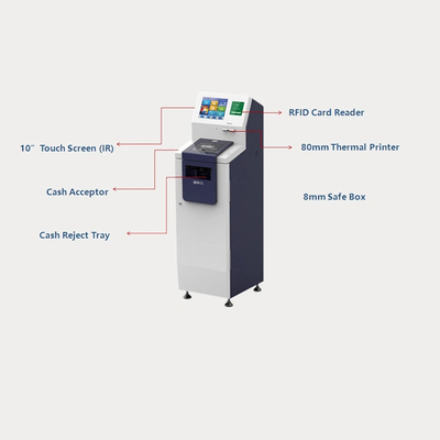 Van de de Stortingsmachine van het vloer de Permanente Contante geld Self - service CDM 17 14 15 Duimtouch screen