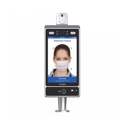 Infraroodsensor Temperatuurscanner Kiosk Tijdregistratie Gezichtsherkenningsterminal