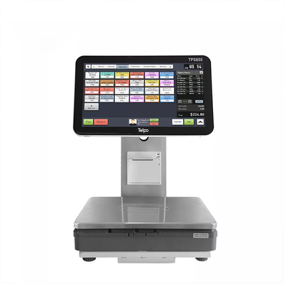 Digitaal gewicht Kassaweegschaal Elektronisch touchscreen Kiosk Pos-systeem