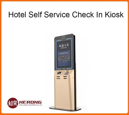 Hotel zelfbediening check in kiosk 32 inch scherm met capacitieve touch 50nits