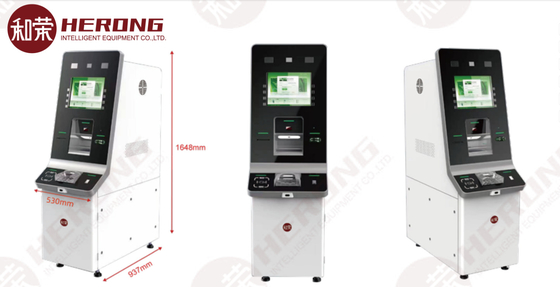 Hoog beveiligde lobby CRM geldrekenaar geldautomaat systeem contant geld recycling machine R06L