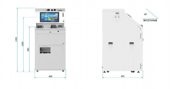 Multifuncties Slimme efficiënte bankapparatuur 600DPI Willekeurige instantkaartdrukmachine