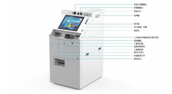 Multifuncties Slimme efficiënte bankapparatuur 600DPI Willekeurige instantkaartdrukmachine