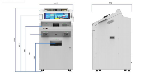 Slimme, efficiënte, multifunctionele bankapparatuur 300DPI-instantkaartprinter