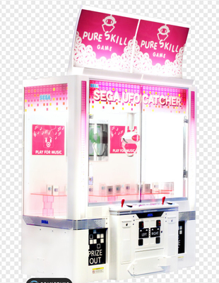 Granen met klauwmachines Fun UFO Catcher Machines geïnstalleerd in afdelingen Retail of Wholesale
