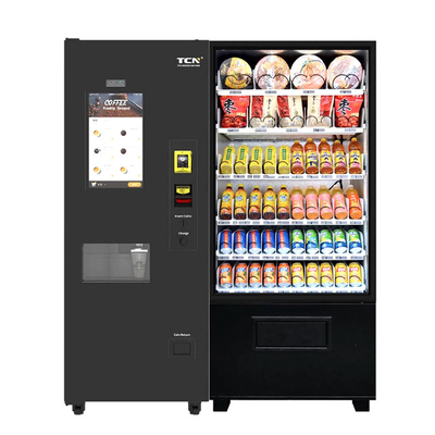Koffieteautomaat warm of ijs buiten met 20 inch slimme scherm