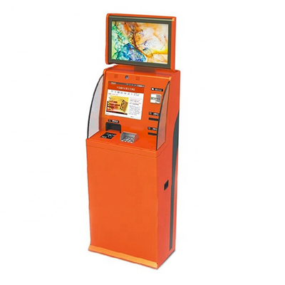 Dubbele de Automaatkiosk van het Schermsim card vending machine ticket met Muntstukacceptor
