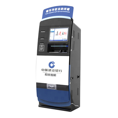 Slimme Multifunctionele van de het Contante geldstorting van het Bankbiljetmuntstuk de Machinekiosk ATM