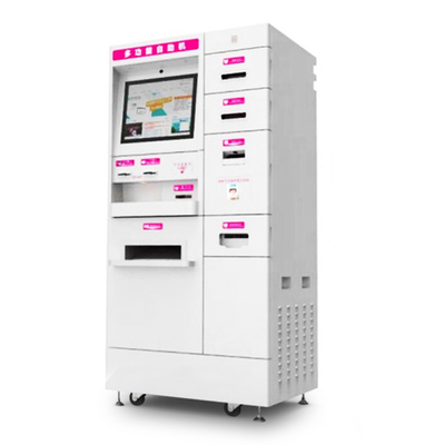 Multi de Apotheek van de Taalgezondheidszorg het Uitdelen Kiosk met de Inzameling van het Vingerbloed