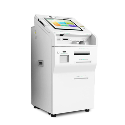 Kiosk van de de Muntuitwisseling van de 21,5 Duim de Slimme Bank voor Chequestorting