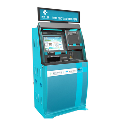 Van de het Kaartjeskiosk van de self - serviceluchtvaartlijn de Rechtopstaande reizigermateriaal met Contant geld en Betaalpaslezer