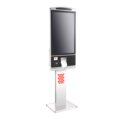 32-inch touchscreen betaalmachine kiosk met thermische printer en Qr-code scanner