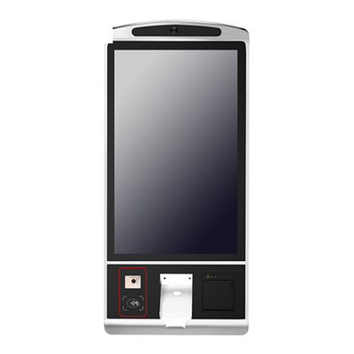32-inch touchscreen betaalmachine kiosk met thermische printer en Qr-code scanner