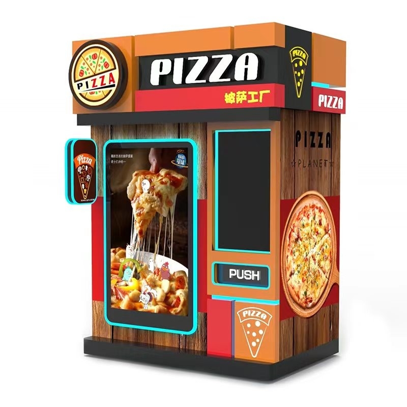 De Pizza die van de de Kioskmachine van het self - servicetouche screen Hete Voedsel Automatische Slimme Automaat koken