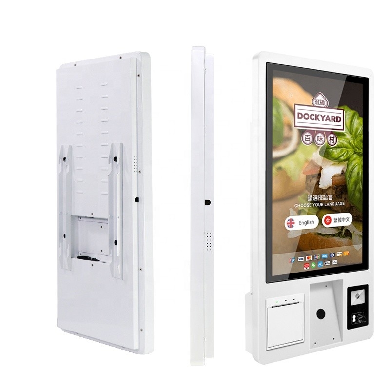 Supermarktself - service die tot Kiosk met Softwareapp de Machine van de Self - servicebetaling opdracht geven