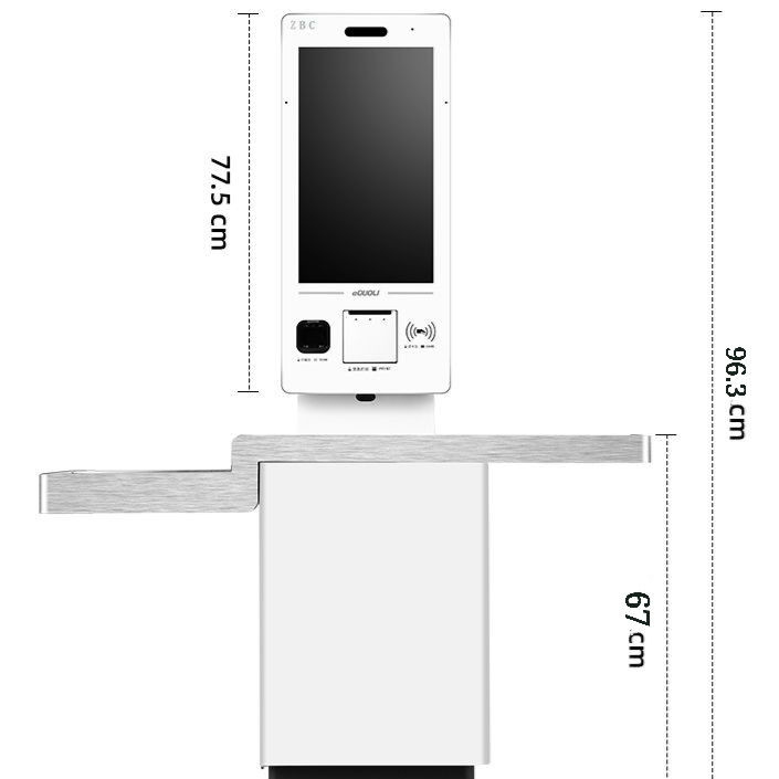 Pos van de de Kostenlast van de ordebetaling de Automaat van de Thermische Printerpayment kiosk ticket van het Kiosksysteem