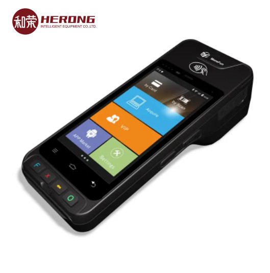 DDR3 Portable POS Terminal Android 8.1 Long Zebra 2D Scanner Batterij Werktijd &gt; 8 uur