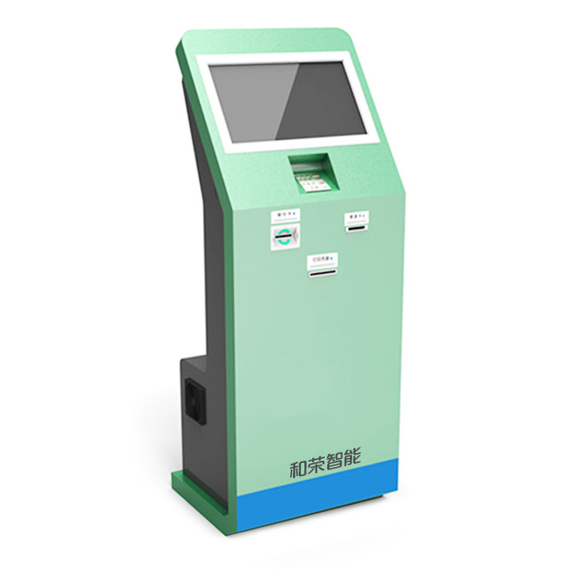 De Controle van de douaneself - service in Kioskhotel met het Ontvangstbewijs Thermische Printer van de Aanrakingsmonitor