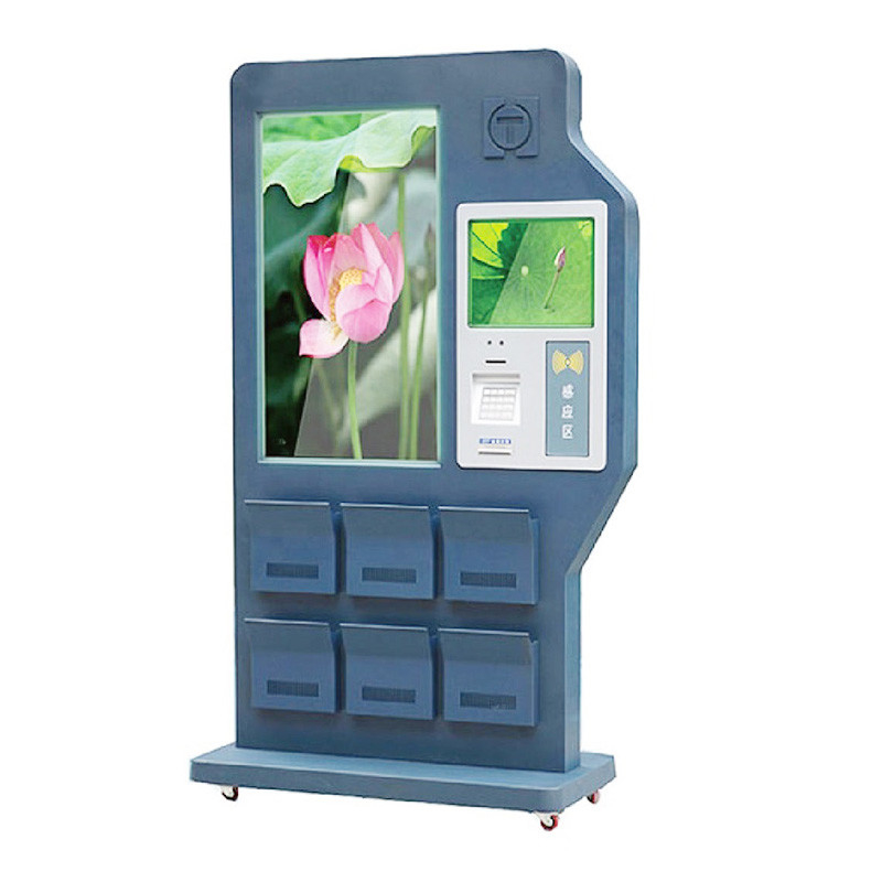 42 de Monitor Digitale Signage van het duimtouche screen Kioskvertoning met RFID-Kaartlezer
