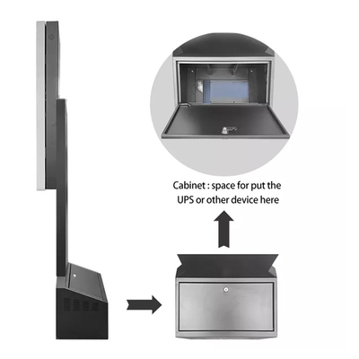 Van de het Kaartjeskiosk van de tribune het Alleen Zelforde van de de Machinedienst van het de Betalingskaartje paneel van de printerspc