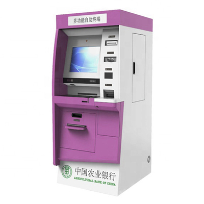 ATM-de Kiosk van de de Tellermachine van de Contant geldbank met Kaartlezer And Dispenser