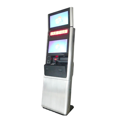 De Kiosken Interactieve Digitale Kiosk van de eGovernment Openbare Informatie met de Scanner van het Drukqr code